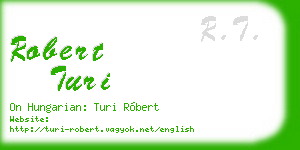 robert turi business card